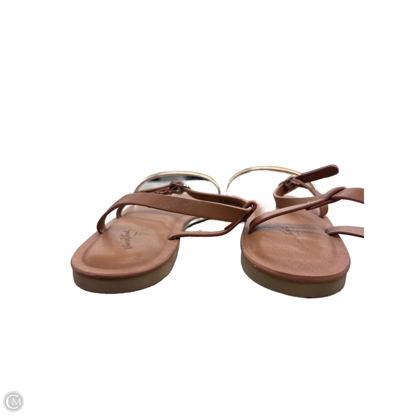 Sandals Flats By Universal Thread In Brown, Size: 8