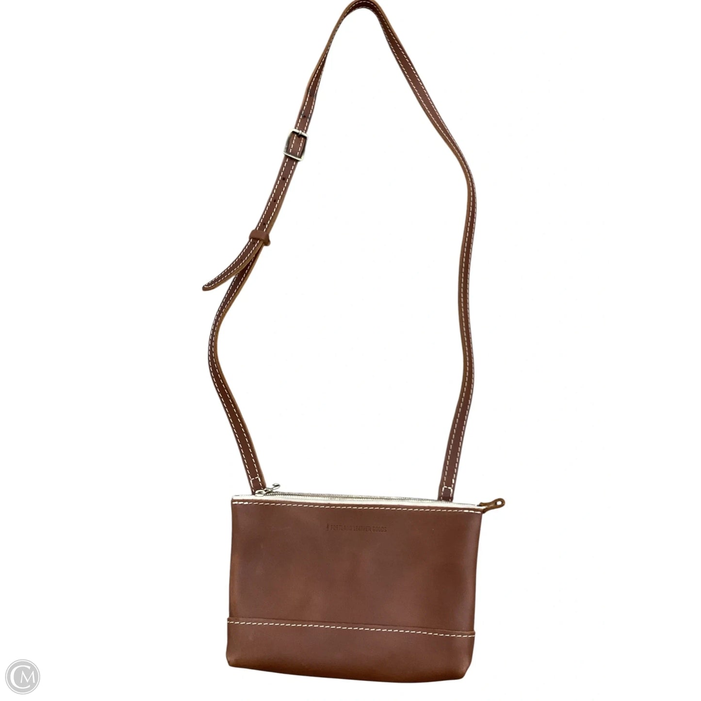 Crossbody Leather By Portland Leather, Size: Medium