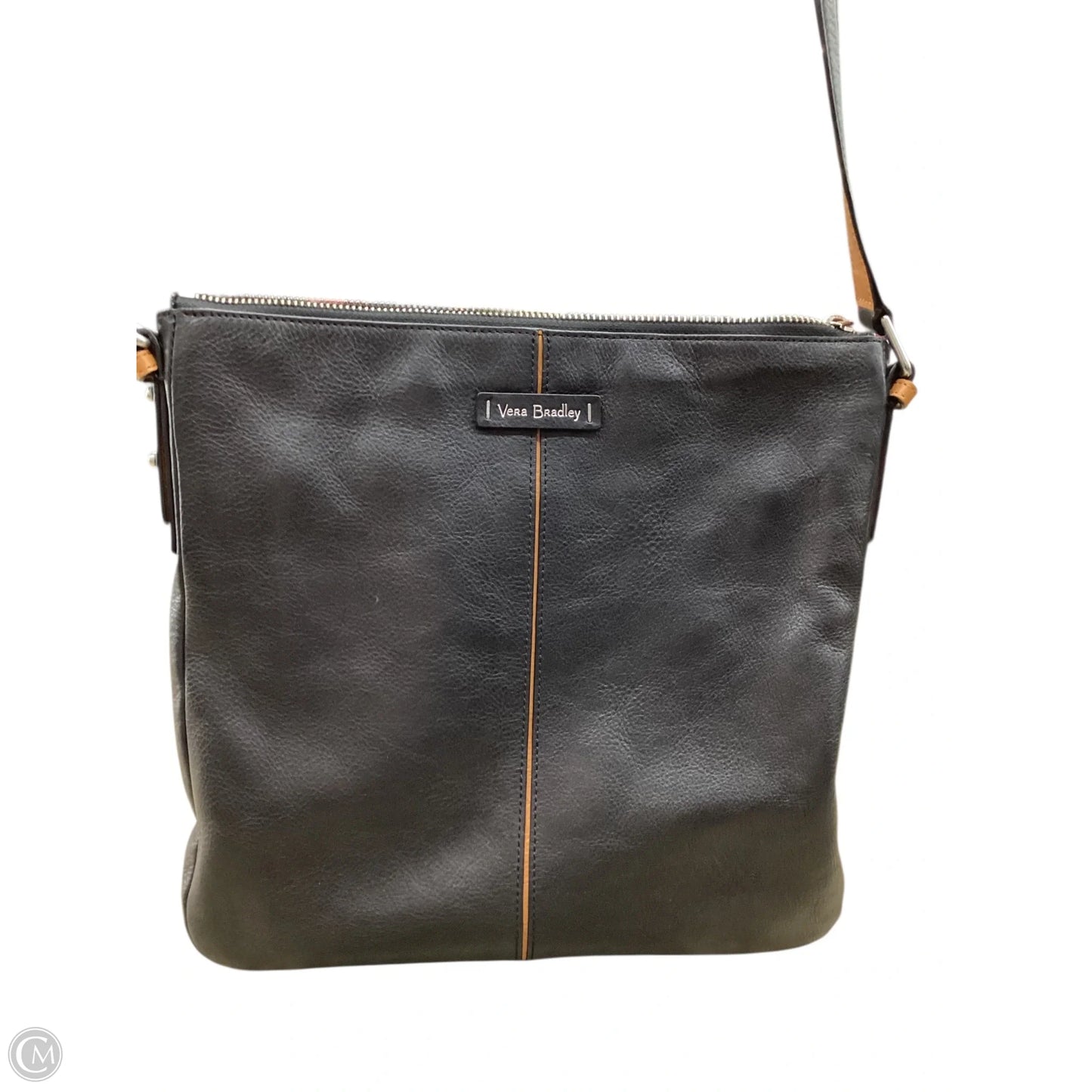 Handbag Leather By Vera Bradley, Size: Medium