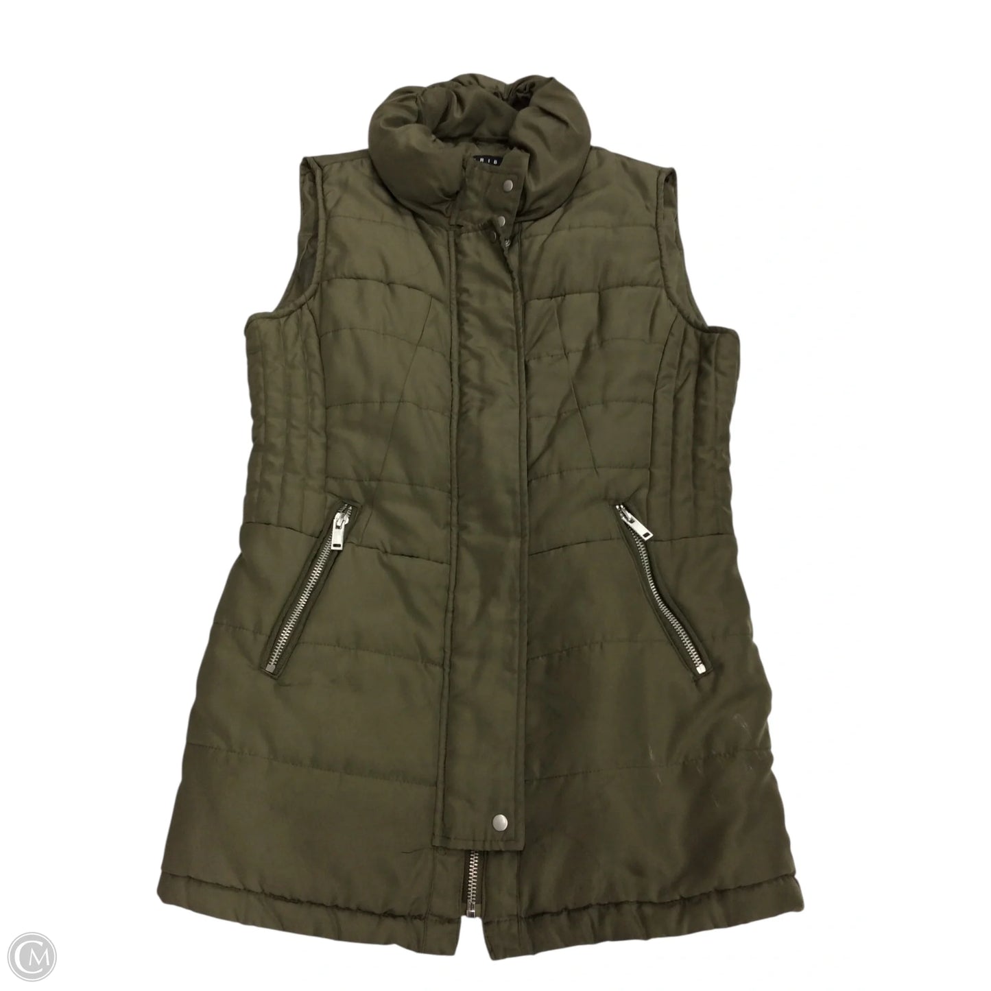 Vest Puffer & Quilted By Tribal In Green, Size: S