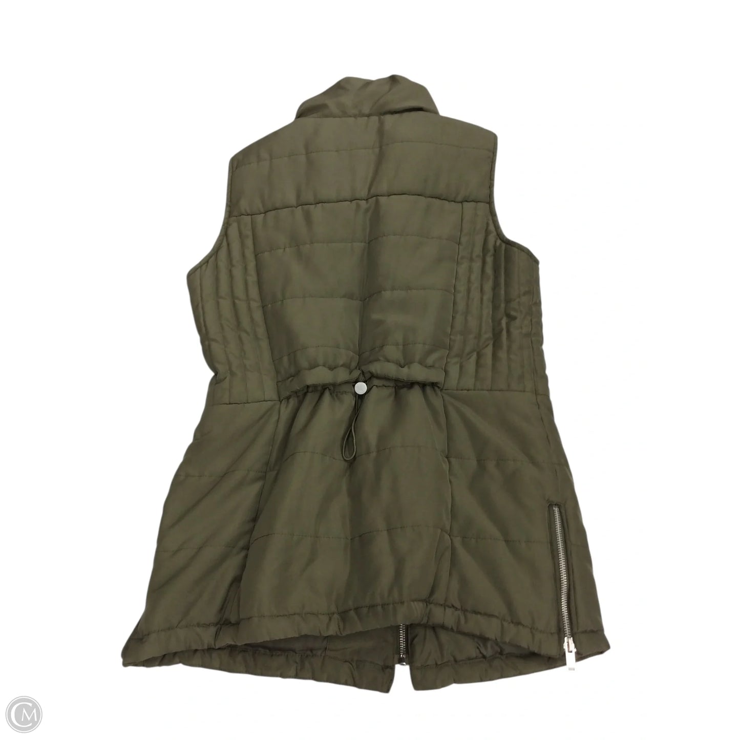 Vest Puffer & Quilted By Tribal In Green, Size: S