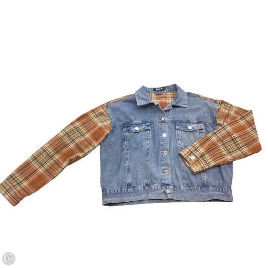 Jacket Shirt By Blue B In Multi-colored, Size: S