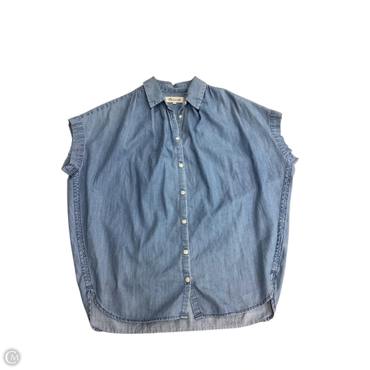 Top Short Sleeve By Madewell In Blue, Size: Xs