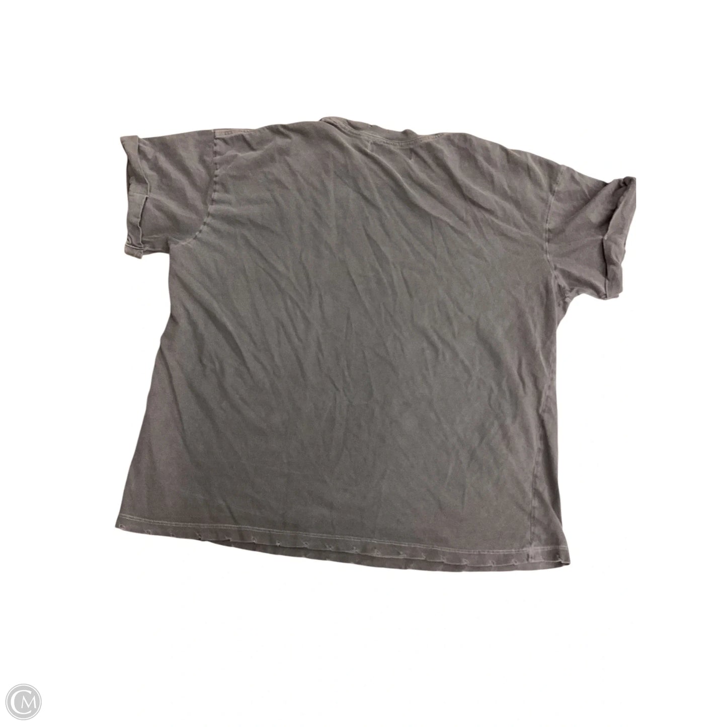 Top Short Sleeve By Girl Dangerous In Grey, Size: S