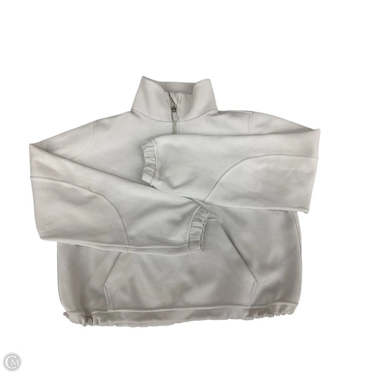 Athletic Jacket By Lululemon In Ivory, Size: 4