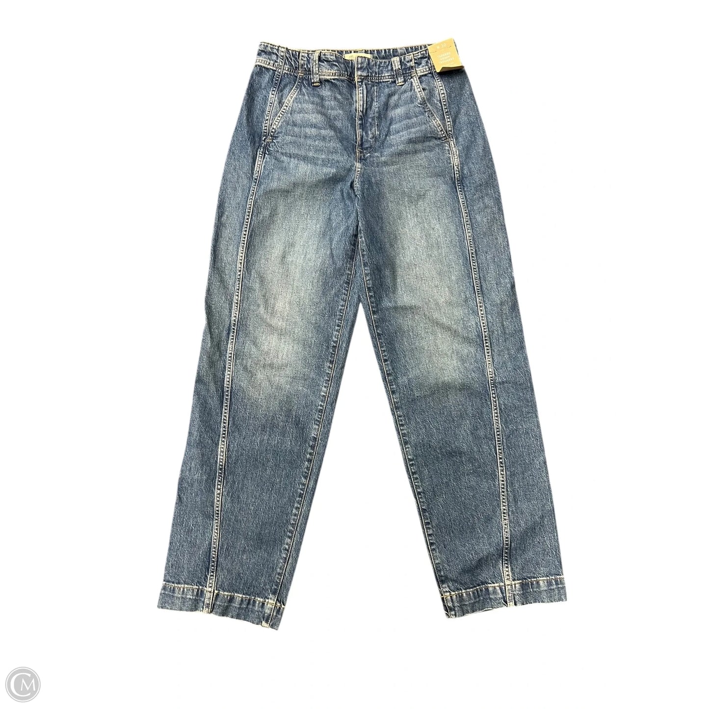 Jeans Wide Leg By Madewell In Blue, Size: 10