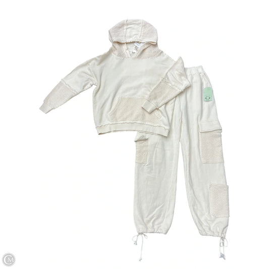 Pants Set 2pc By Vintage Havana In Ivory, Size: S