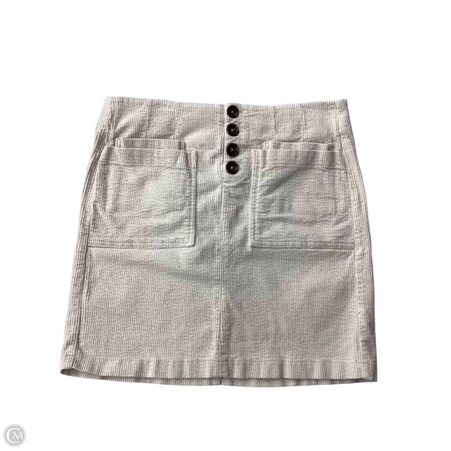 Skirt Mini & Short By Clothes Mentor In Ivory, Size: 12