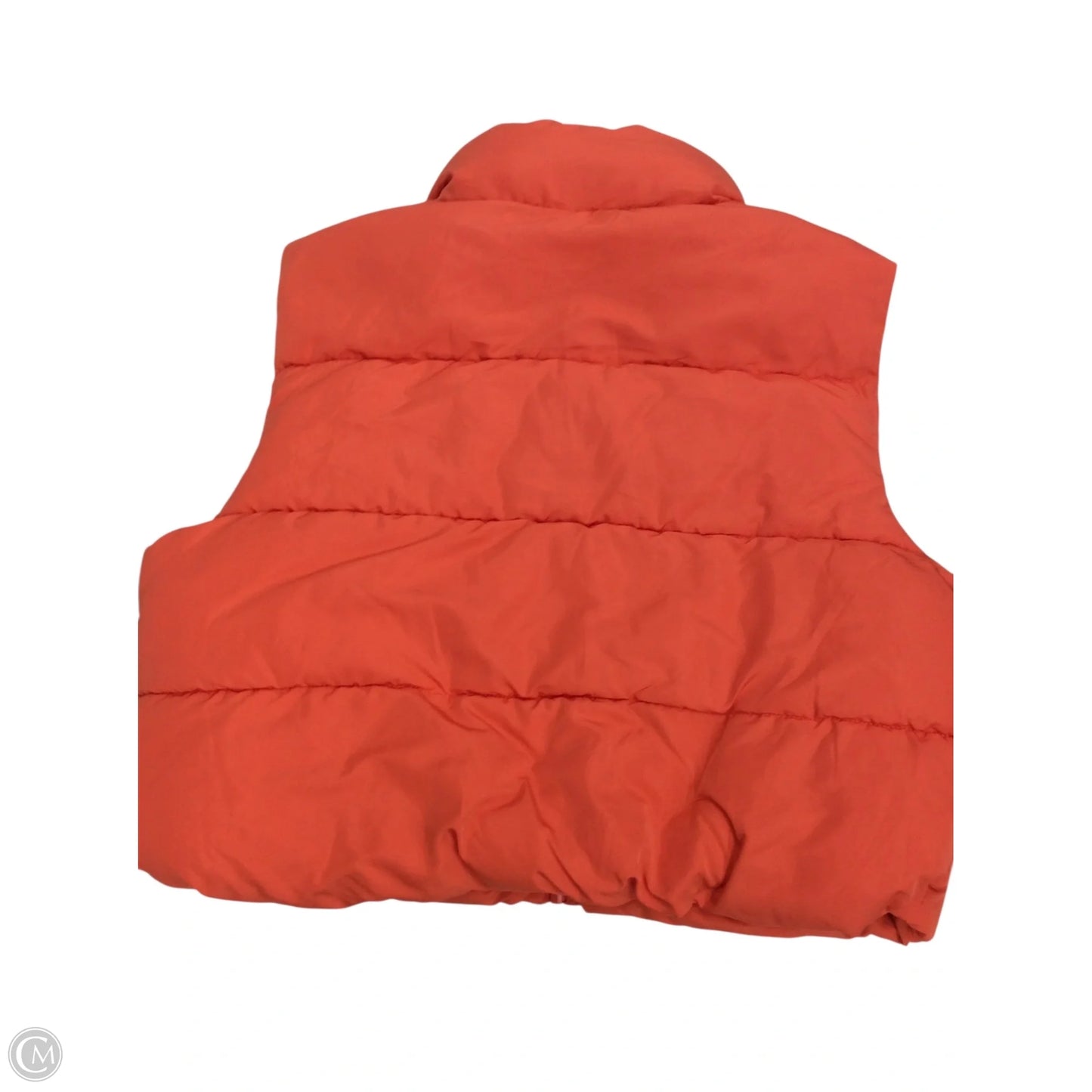 Vest Puffer & Quilted By Love Tree In Orange, Size: L