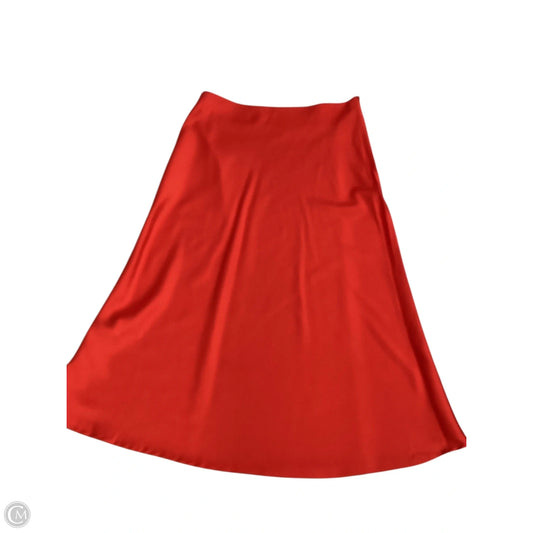 Skirt Midi By Clothes Mentor In Red, Size: M