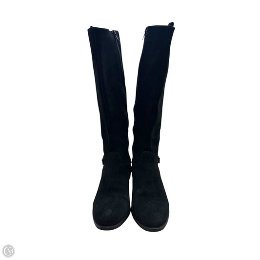 Boots Knee Flats By Clothes Mentor In Black, Size: 7.5