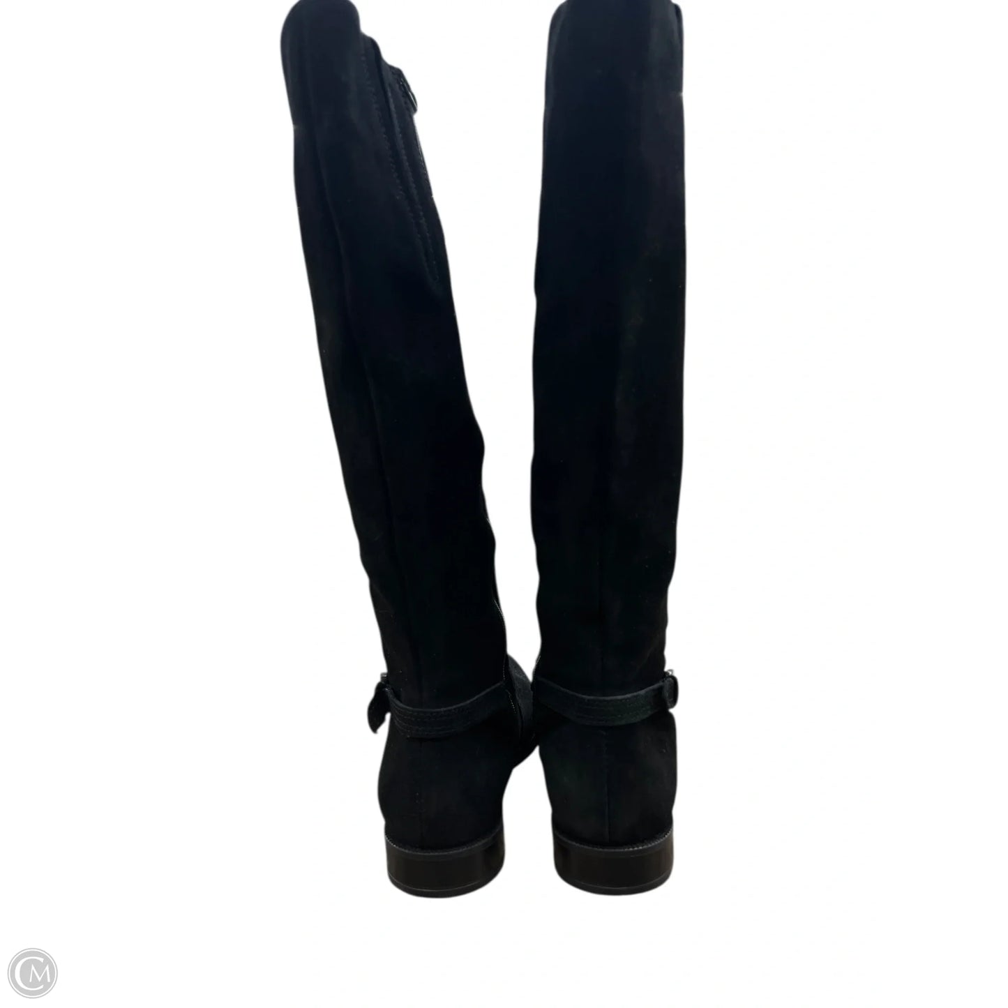 Boots Knee Flats By Clothes Mentor In Black, Size: 7.5