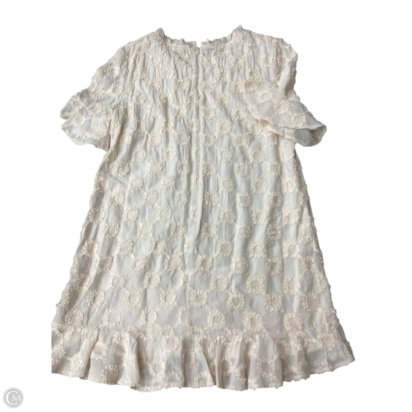 Dress Casual Short By Voy In Cream, Size: L