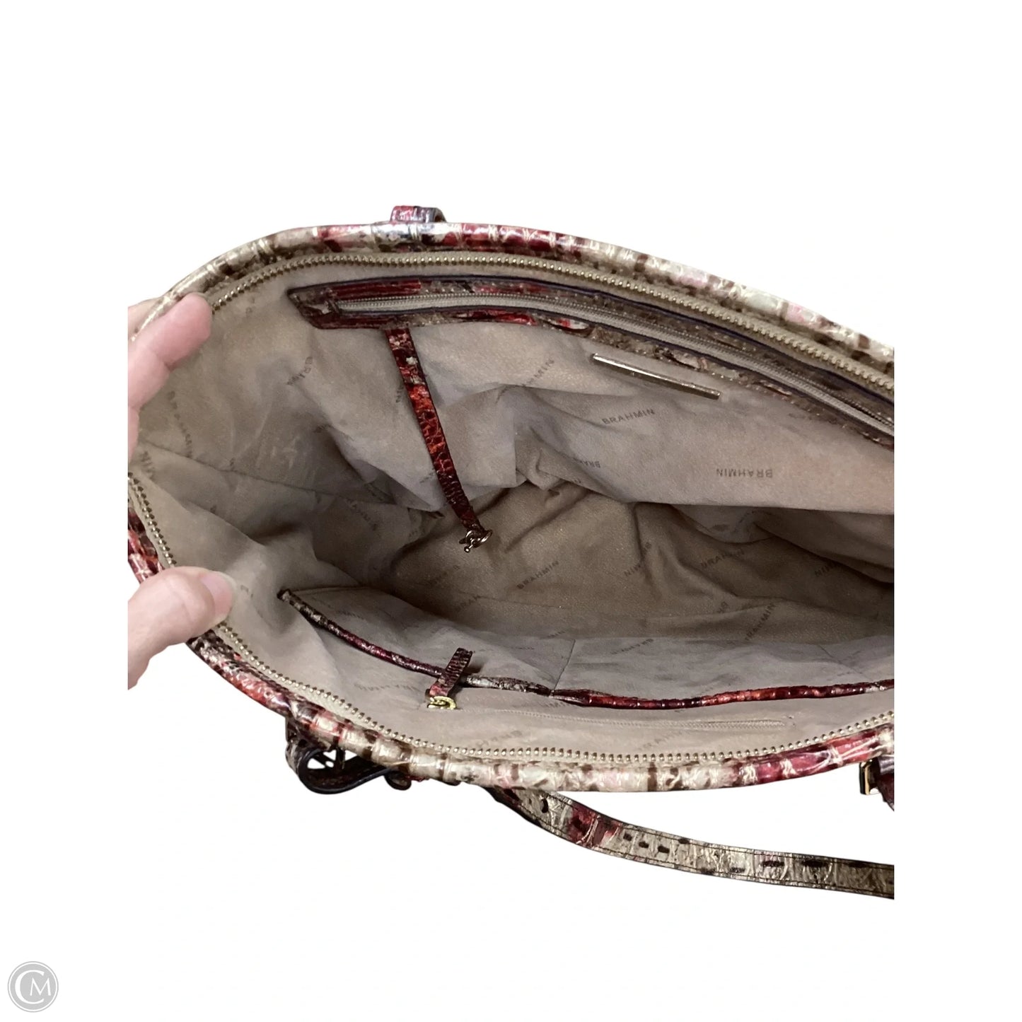 Handbag Designer By Brahmin, Size: Medium