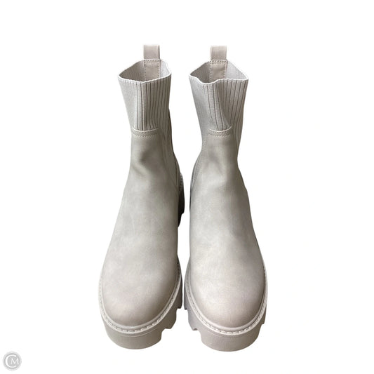 Boots Mid-calf Heels By Dolce Vita In Beige, Size: 9