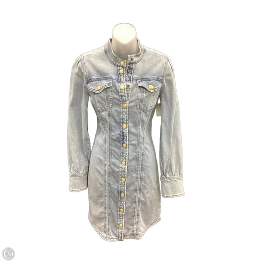 Dress Casual Midi By White House Black Market In Blue, Size: S