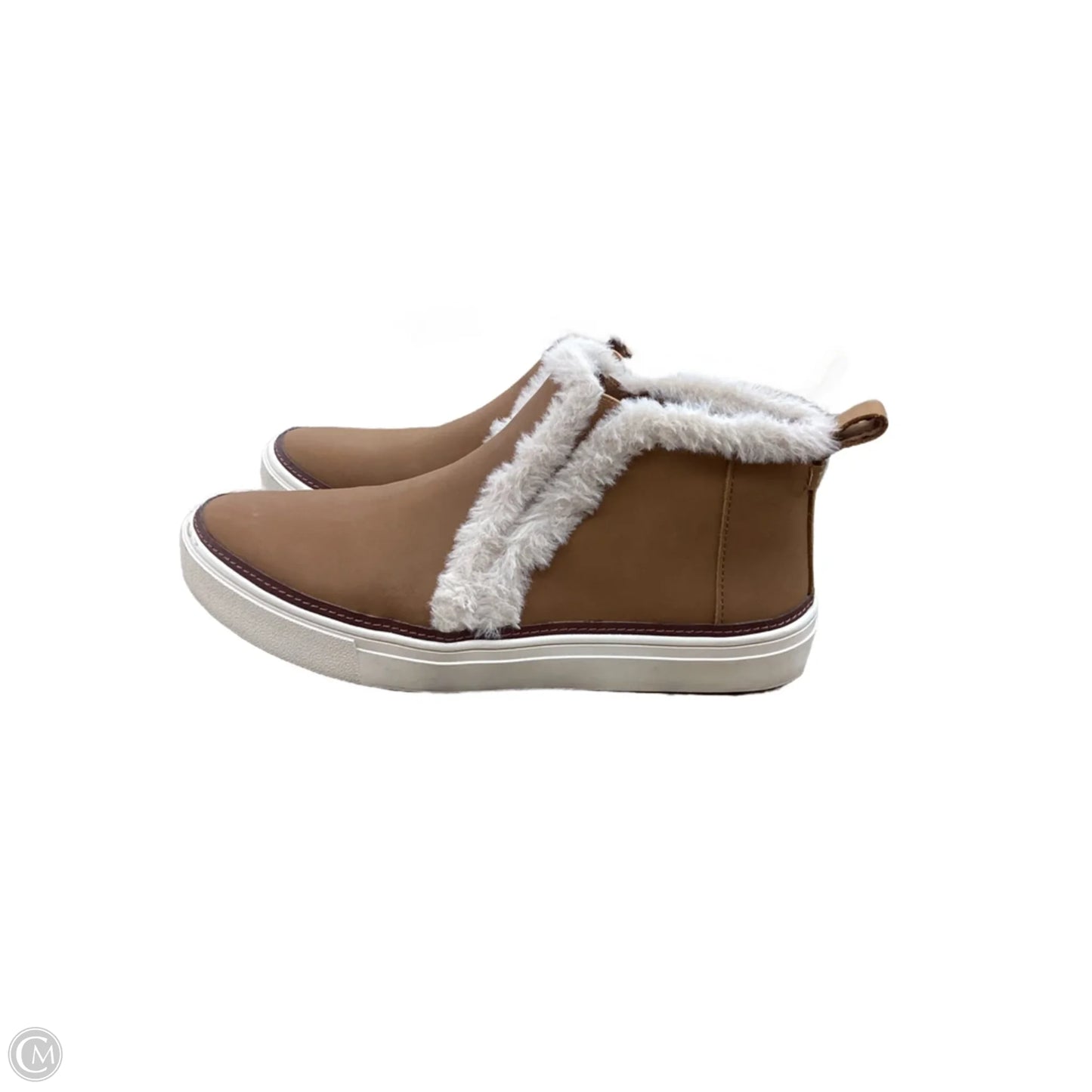 Boots Ankle Flats By Toms In Tan, Size: 9