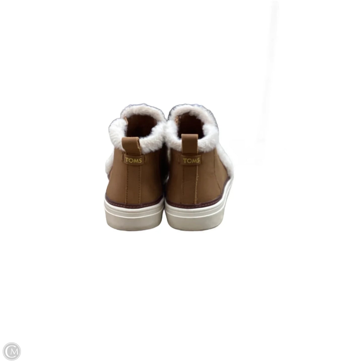 Boots Ankle Flats By Toms In Tan, Size: 9