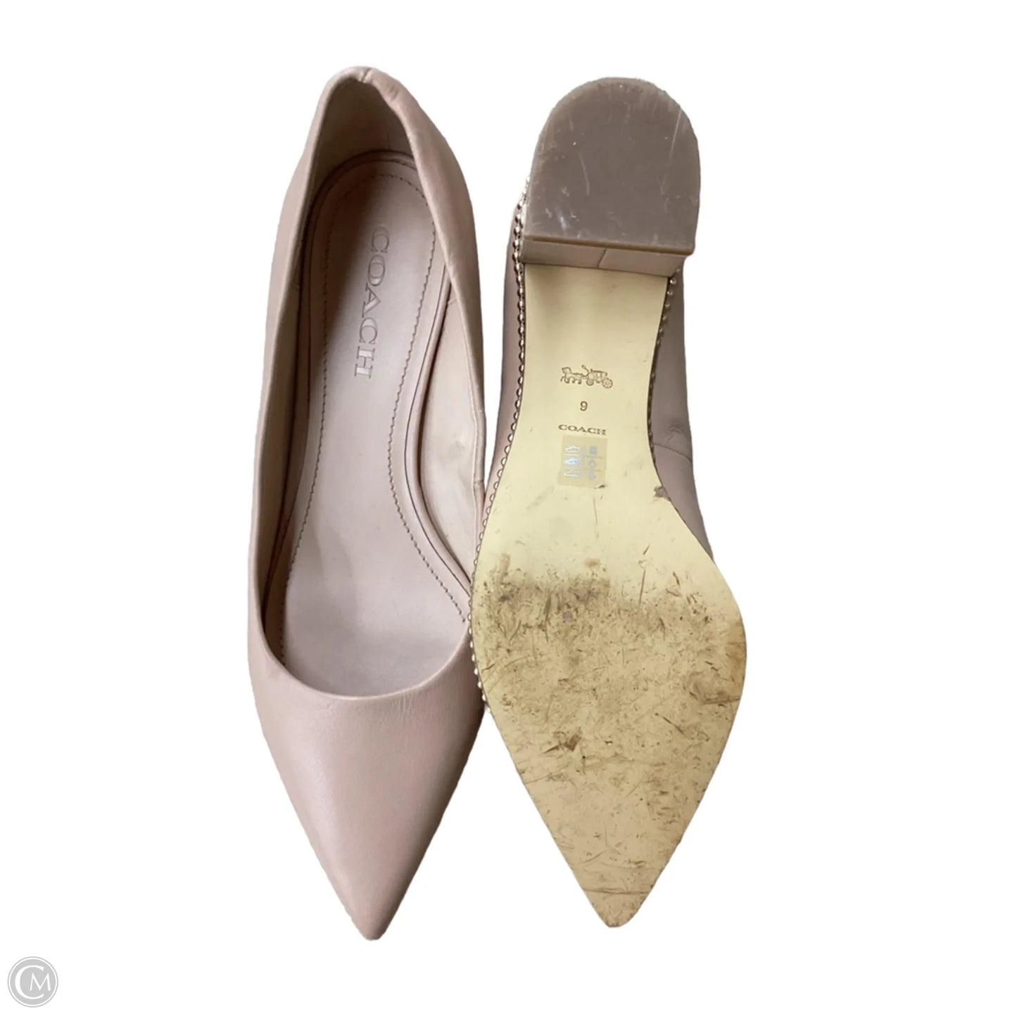 Shoes Designer By Coach In Tan, Size: 9