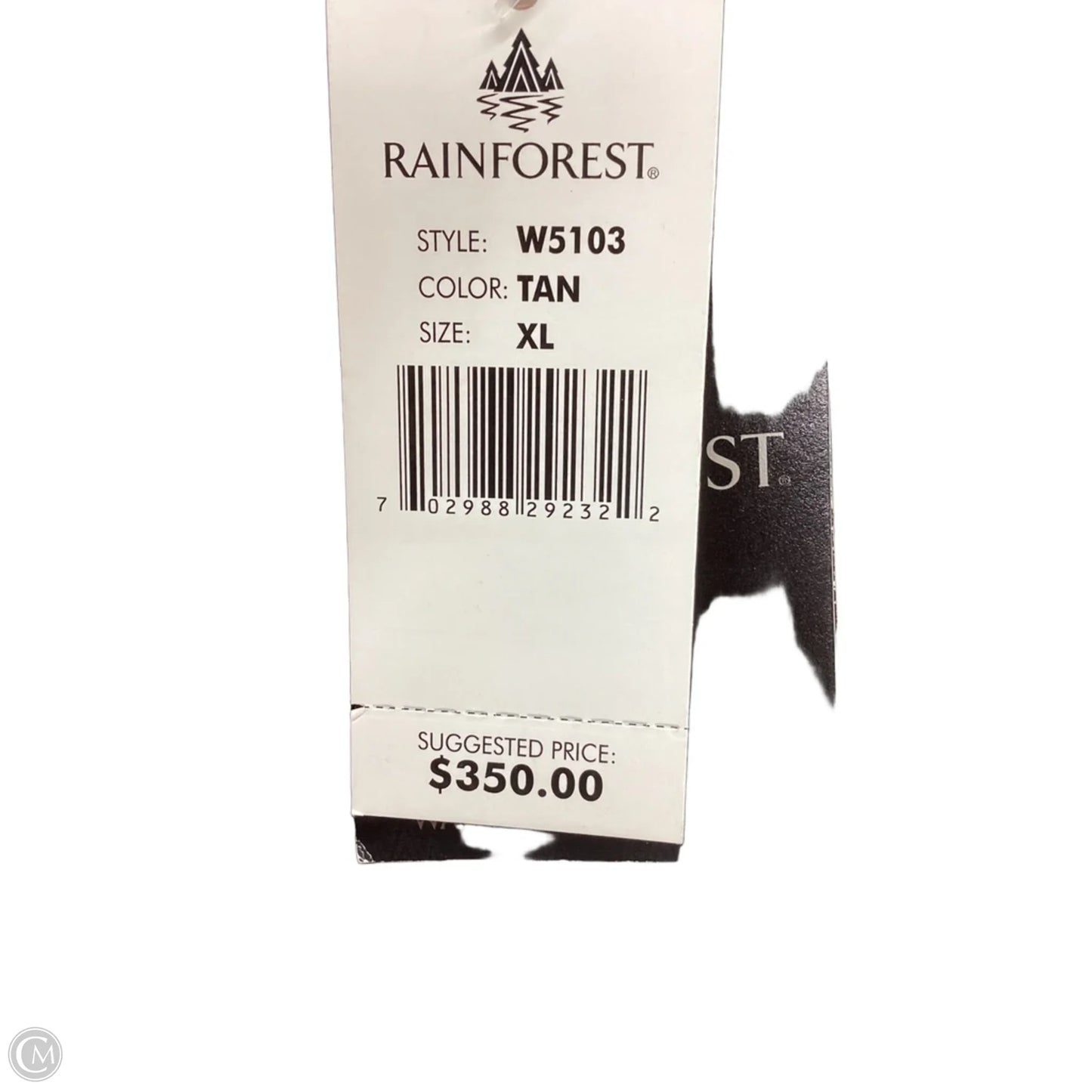 Coat Raincoat By Clothes Mentor In Tan, Size: Xl