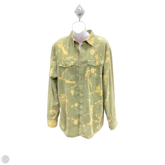 Top Long Sleeve By Clothes Mentor In Green, Size: L