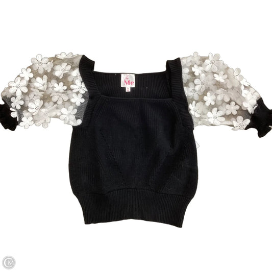 Top Short Sleeve By Clothes Mentor In Black, Size: S
