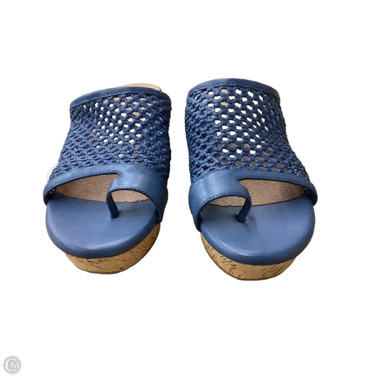 Shoes Heels Block By Bare Traps In Blue, Size: 8.5