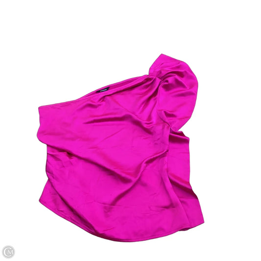 Blouse Sleeveless By Express In Pink, Size: M