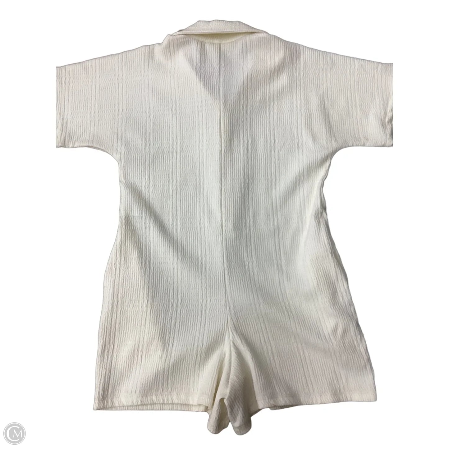 Romper By Clothes Mentor In Cream, Size: S