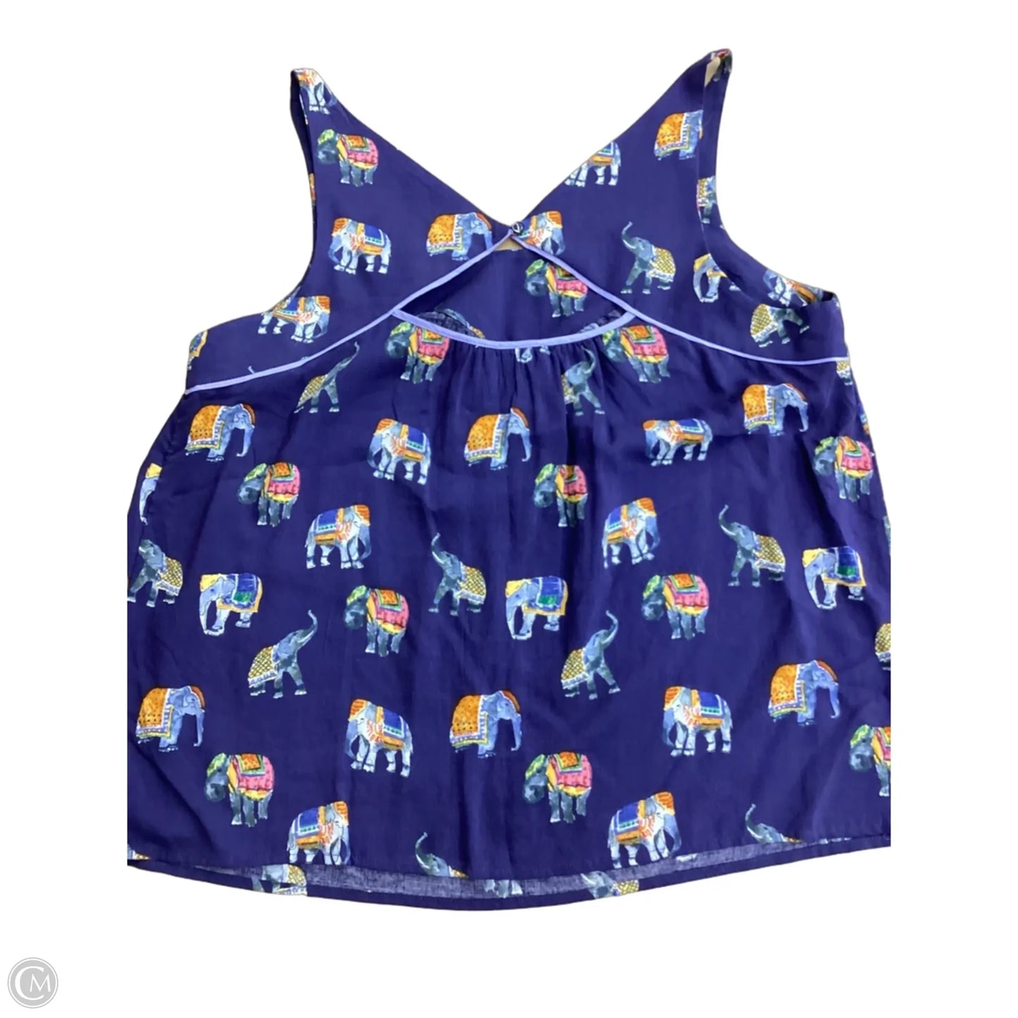 Top Sleeveless By Maeve In Navy, Size: M