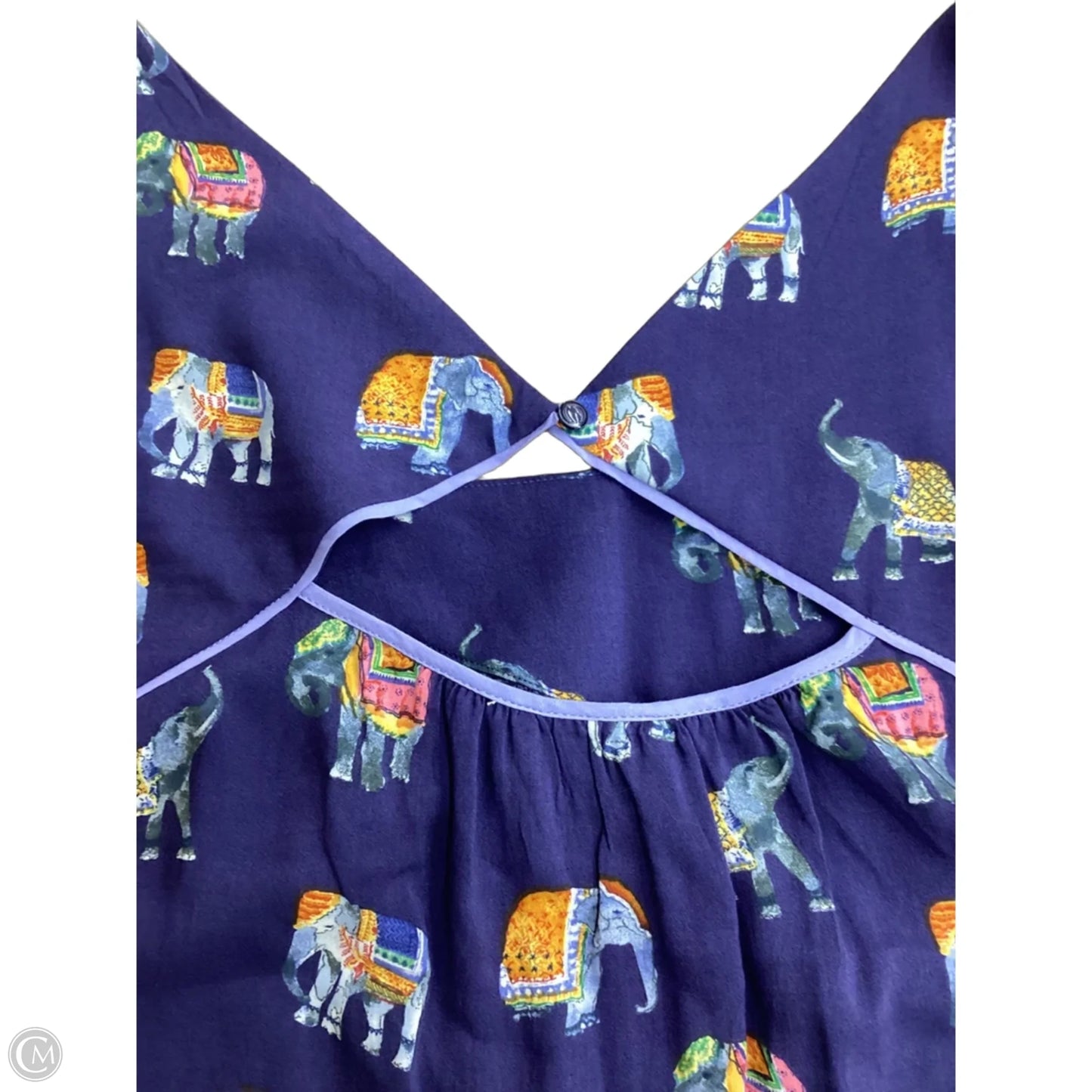 Top Sleeveless By Maeve In Navy, Size: M