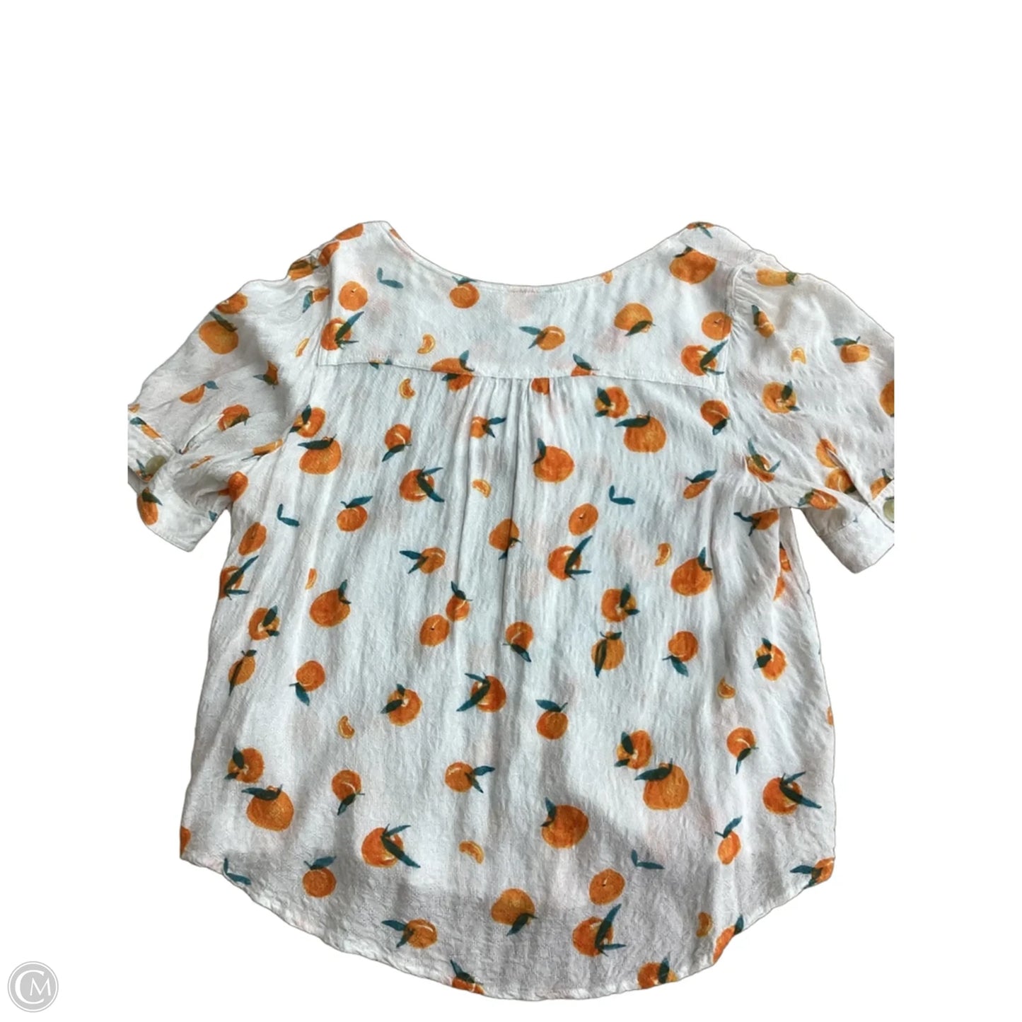 Top Sleeveless By Maeve In Orange, Size: M