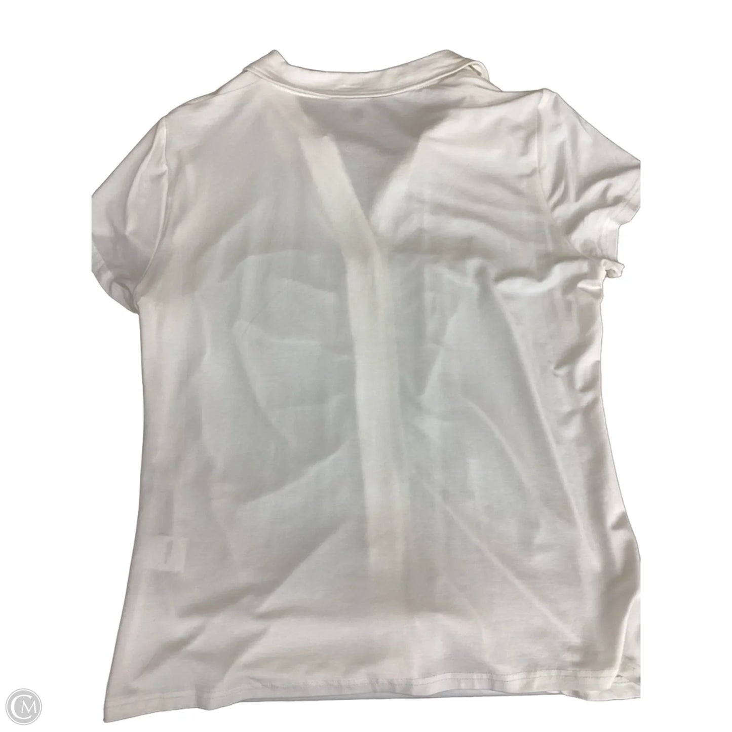 Top Short Sleeve By Modern Works In Ivory, Size: M