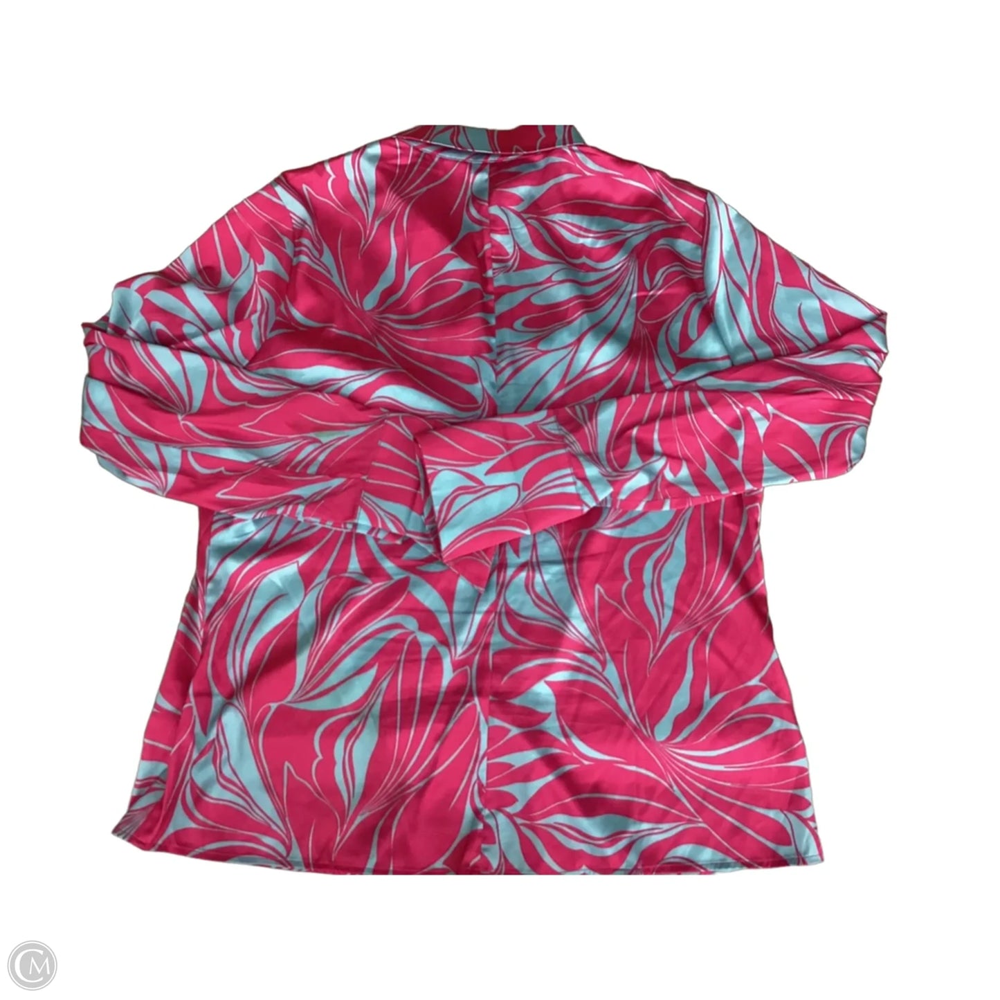 Top Long Sleeve By Boston Proper In Pink, Size: 16