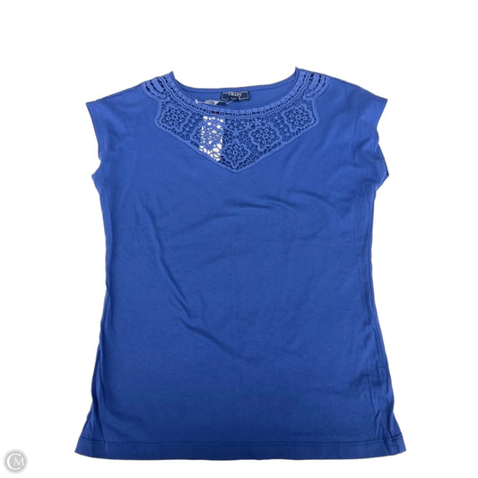 Top Sleeveless By Chaps In Blue, Size: S