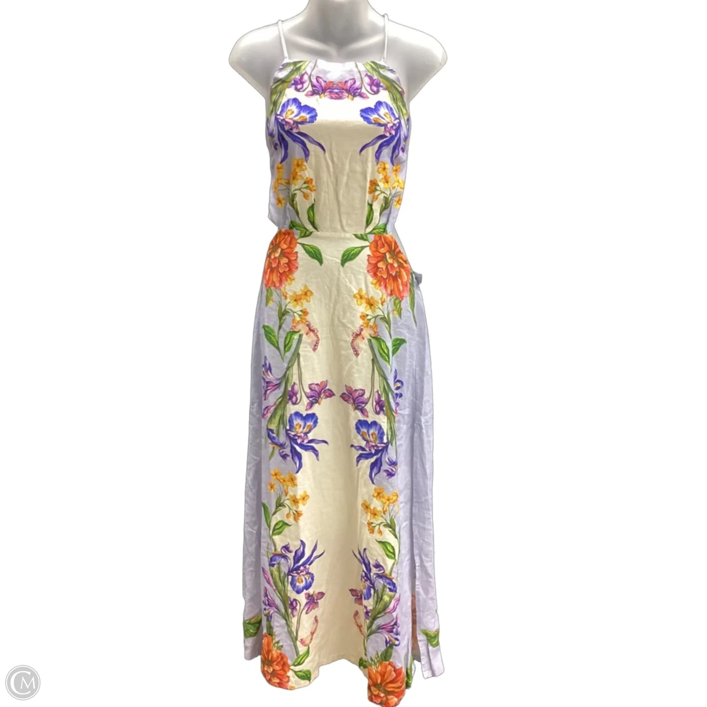 Dress Casual Midi By Clothes Mentor In Floral Print, Size: M
