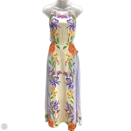 Dress Casual Midi By Clothes Mentor In Floral Print, Size: M