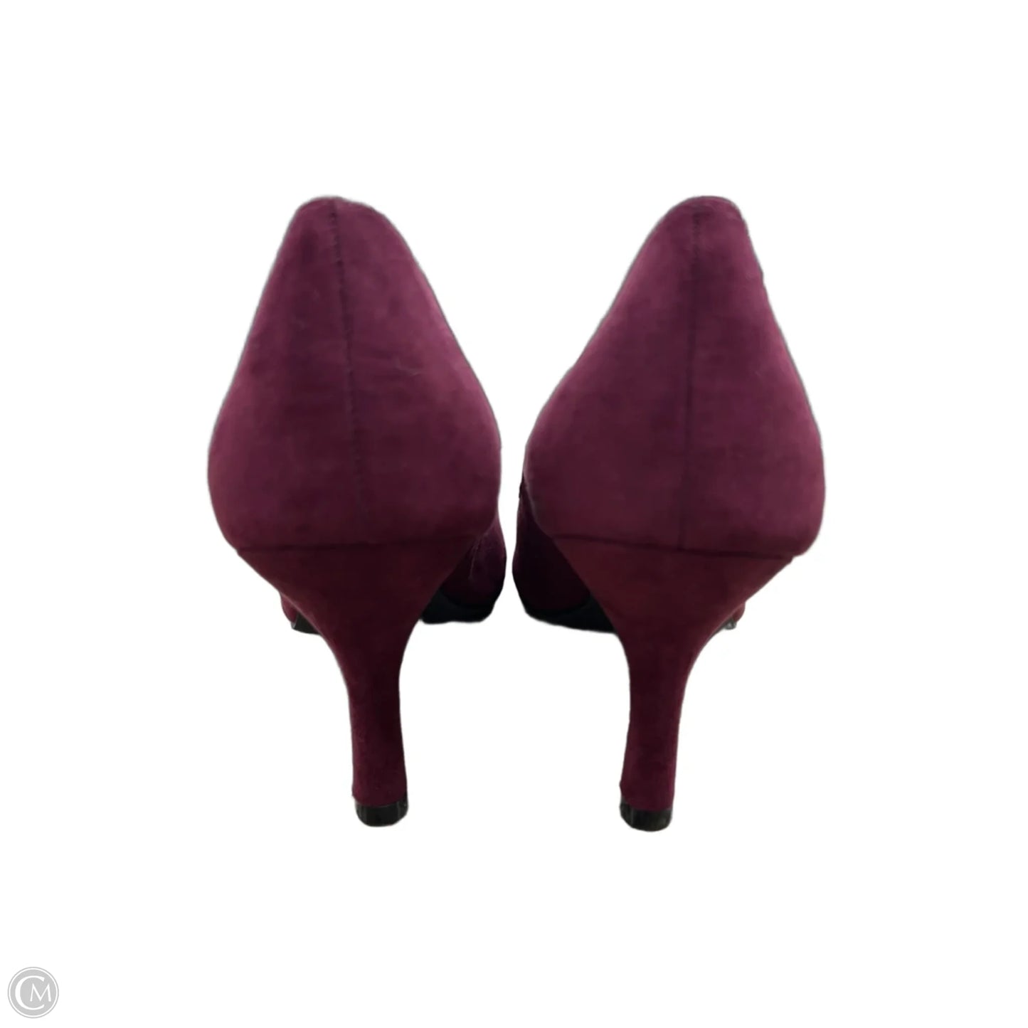 Shoes Heels Kitten By Predictions In Maroon, Size: 10