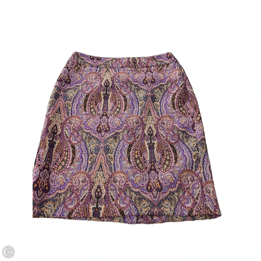 Skirt Midi By Ann Taylor In Multi-colored, Size: 4