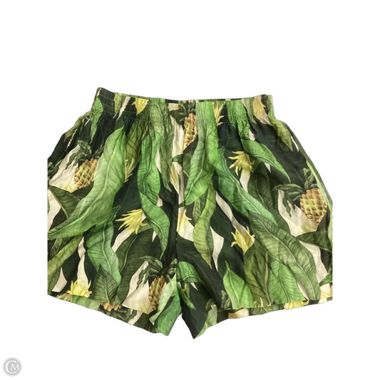 Shorts By H&m In Tropical Print, Size: M
