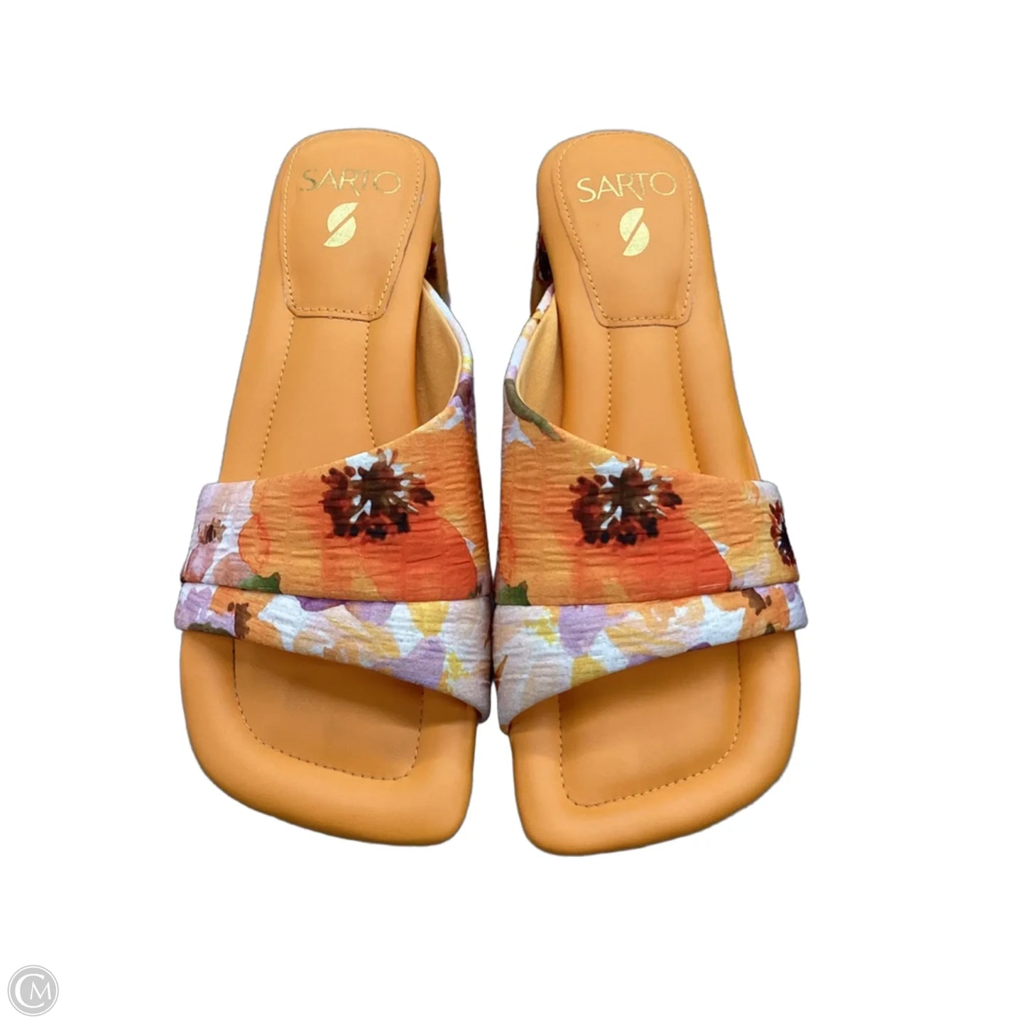 Shoes Heels Block By Clothes Mentor In Orange, Size: 8