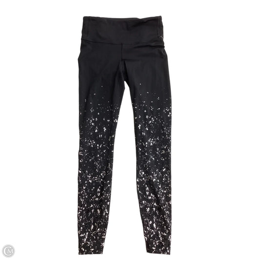Athletic Leggings By Lululemon In Black & Silver, Size: 6