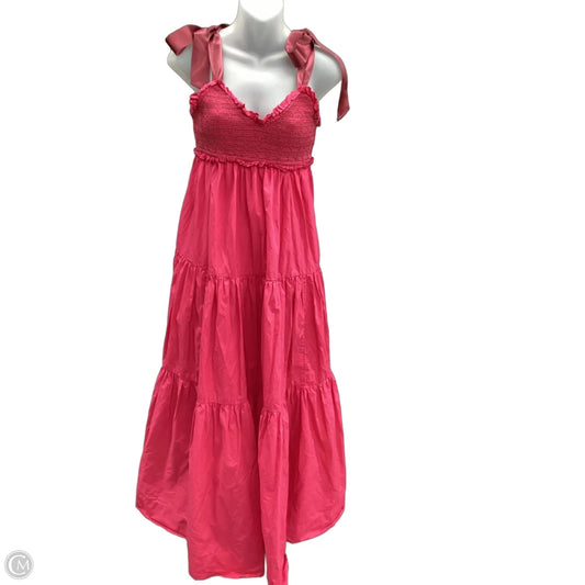 Dress Casual Maxi By Free People In Pink, Size: Xs