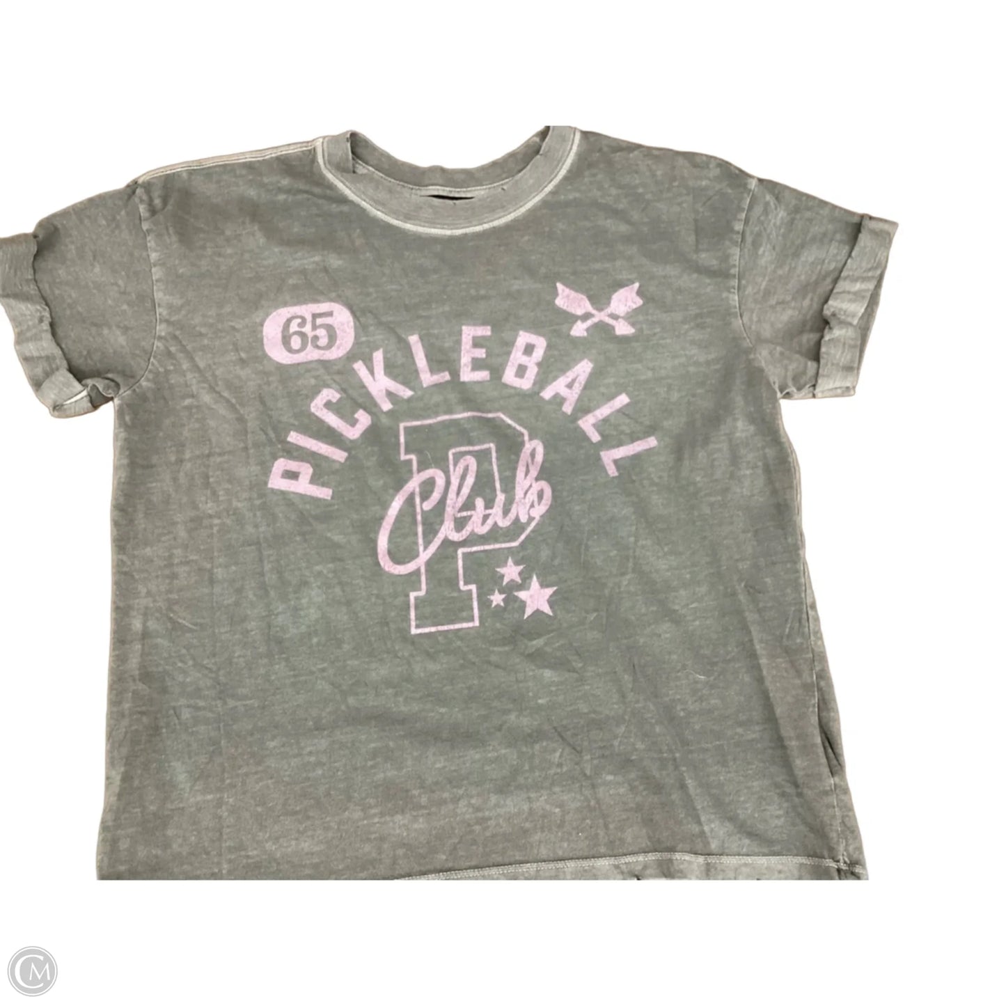 Top Short Sleeve By Girl Dangerous In Green, Size: Xs