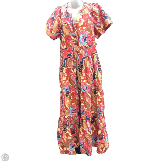 Dress Casual Maxi By Anthropologie In Multi-colored, Size: Xl