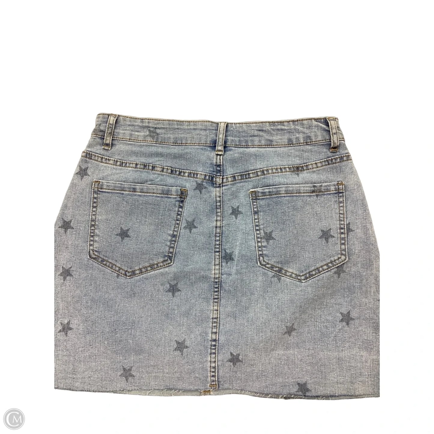 Skirt Mini & Short By Pink Lily In Blue, Size: M