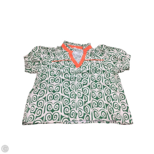 Top Short Sleeve By Jodifl In Green, Size: 2x