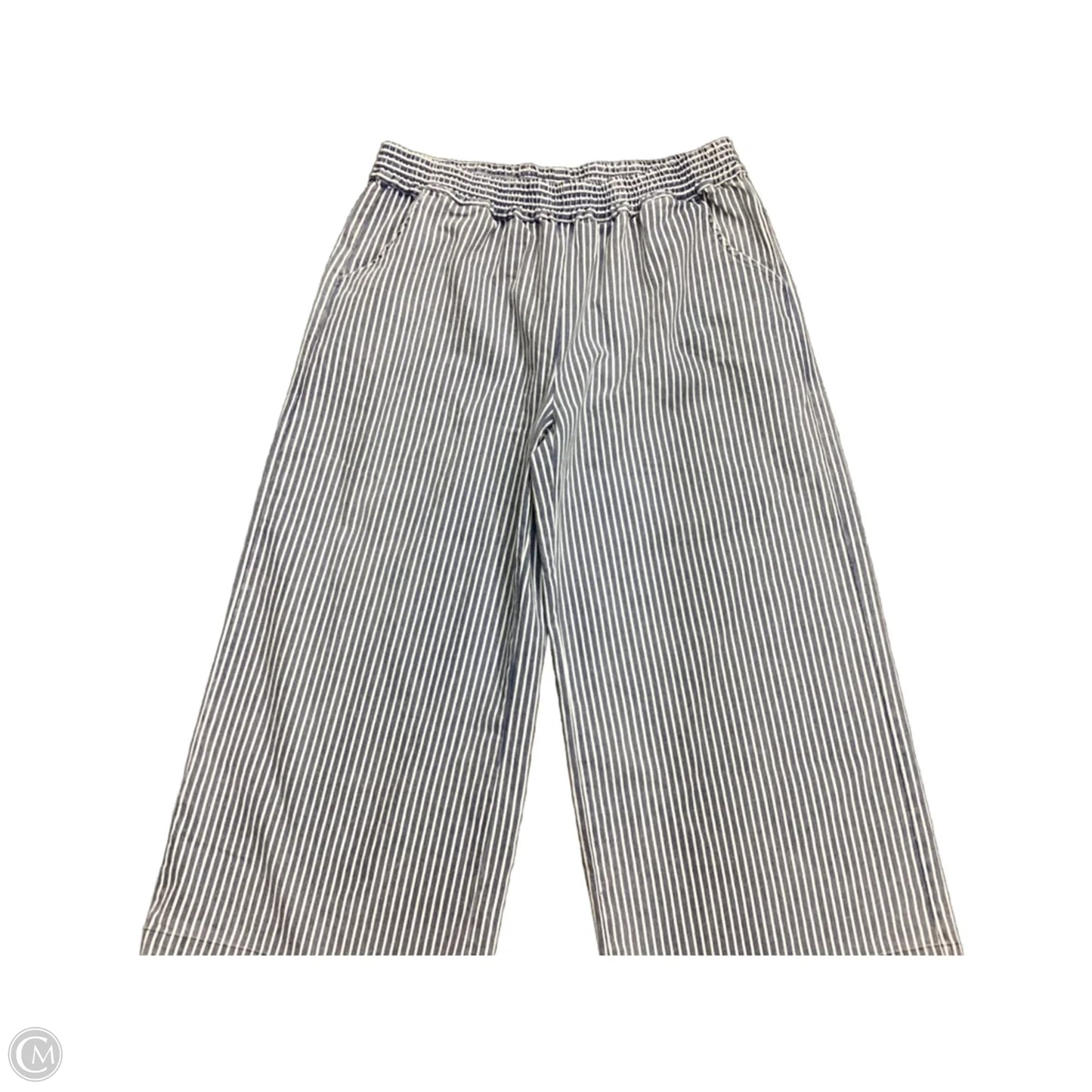 Jeans Wide Leg By Umgee In Striped Pattern, Size: 2x