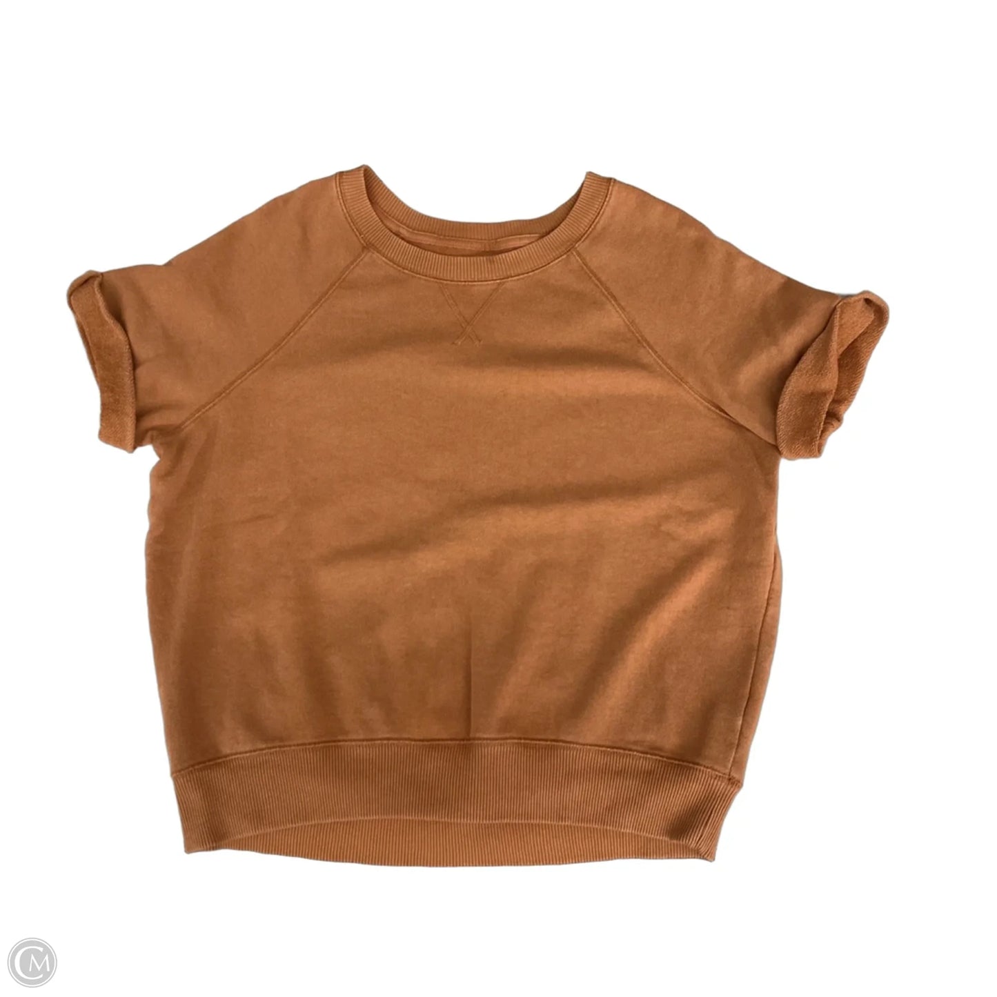 Top Short Sleeve By Aerie In Orange, Size: S