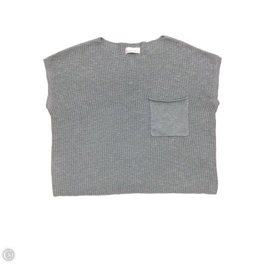 Sweater Short Sleeve By Be Cool In Green, Size: M